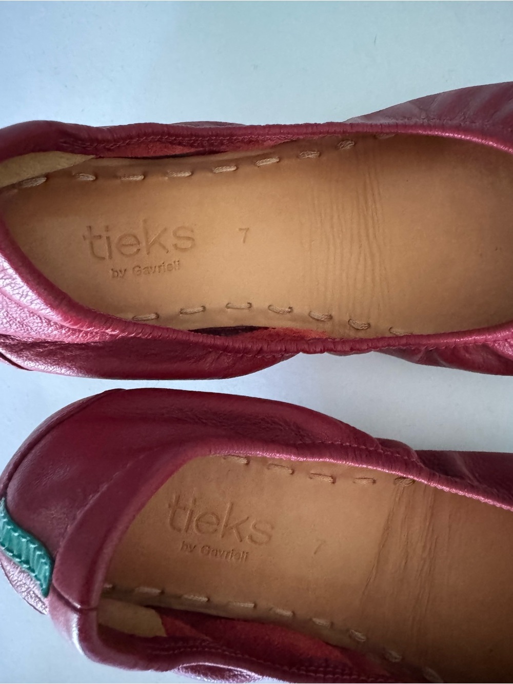 Good Condition Tieks Cardinal Red - 7 - Picture 2 of 5